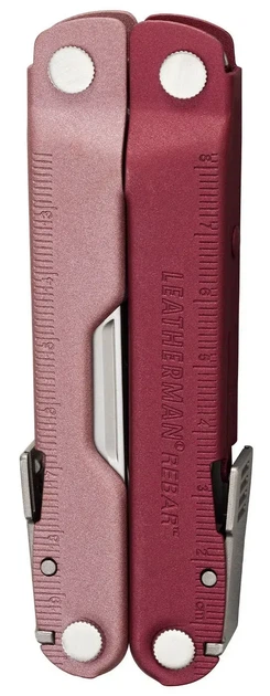 Мультитул Leatherman Rebar Heathered Cranberry (17 инструментов) - Фото 3 Мультитул Leatherman Rebar Heathered Cranberry (17 инструментов) - изображение 3
