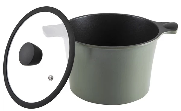 Кастрюля Ringel Zitrone Olive с крышкой 5.8 л, 24 см (RG-2108-24/2/OL) - изображение 3