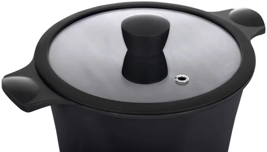 Каструля Ringel Zitrone Black із кришкою 2.5 л, 20 см (RG-2108-20 BL) - зображення 4