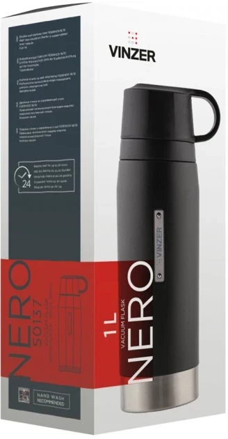 Термос Vinzer Nero 0.7л. 50138 - Фото 3 Термос Vinzer Nero 0.7л. 50138 - зображення 3