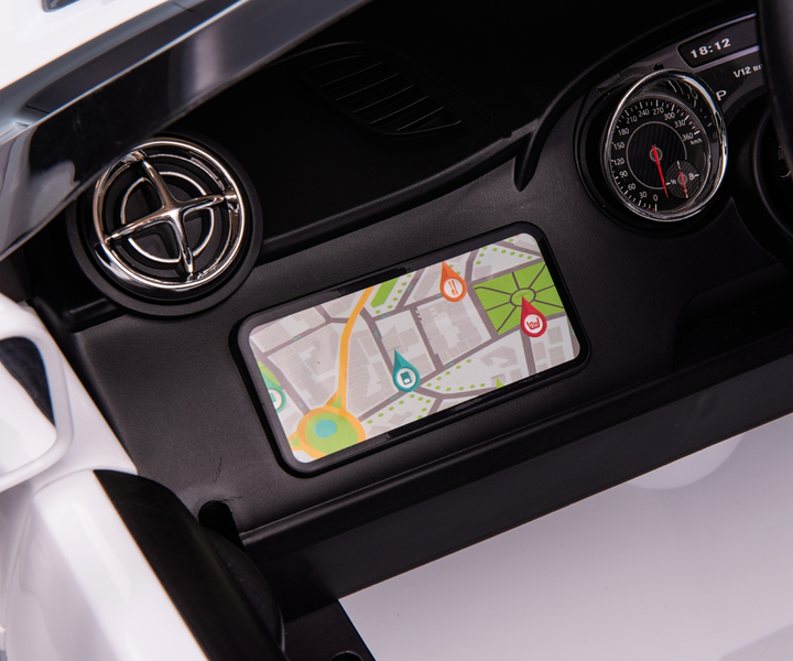 Samochód elektryczny dla dzieci Milly Mally Mercedes-Benz SL65 AMG White 5732 (5901761129267) - obraz 7