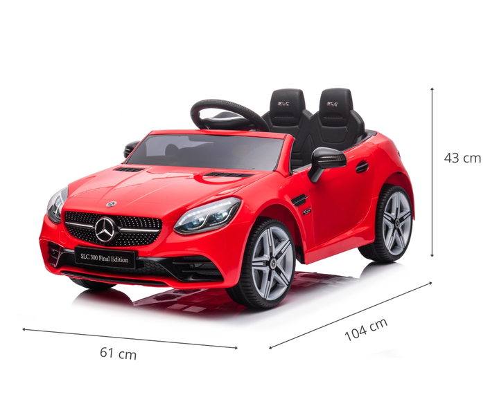 Samochód elektryczny dla dzieci Milly Mally Mercedes-Benz SLC Red 5912 (5901761129724) - obraz 14