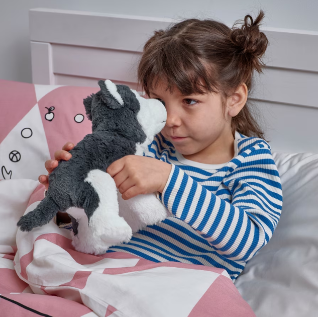 М'яка плюшева іграшка Хаски IKEA LIVLIG 26 см дитяча іграшка собака 904.142.70 - зображення 4