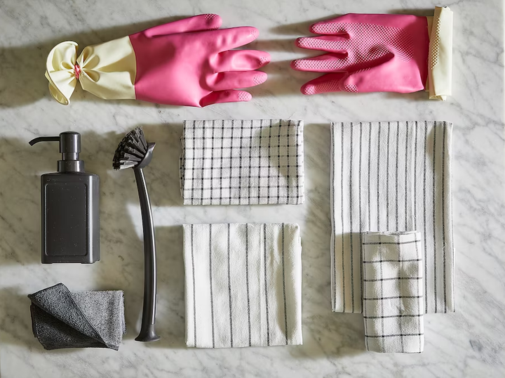 Набір кухонних рушників для рук 4 шт IKEA RINNIG 45x60 см серветки/ганчірки для кухні 100% бавовна 204.763.46 - Фото 7 Набір кухонних рушників для рук 4 шт IKEA RINNIG 45x60 см серветки/ганчірки для кухні 100% бавовна 204.763.46 - зображення 7