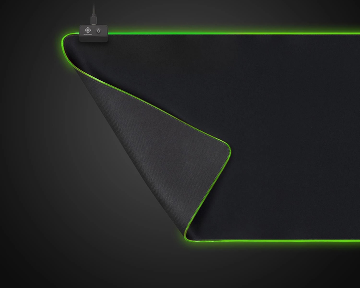 Podkładka gamingowa Deltaco Gaming DMP310 RGB XL Speed Black (GAM-079) - obraz 3