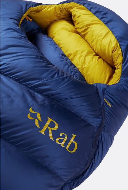 Спальный мешок Rab Neutrino 800 Regular, (-22°C), 185 см - Right Zip, Nightfall Blue (RB QSM-94-NFB-REG-RZ) - изображение 4