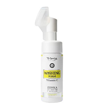 Пінка для обличчя з щіточкою Vitamin C Top Beauty 150 мл - зображення 3