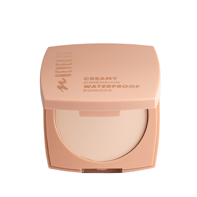 Пудра для лица водостойкая компактная Neverti Creamy Dimension (NP202), 001 Porcelain Beige Светло-бежевая - Фото 3 Пудра для лица водостойкая компактная Neverti Creamy Dimension (NP202), 001 Porcelain Beige Светло-бежевая - изображение 3