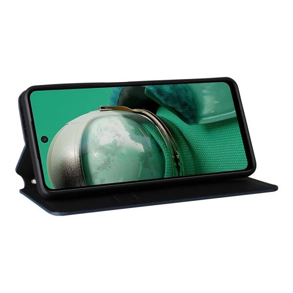 Чехол Deexe Rhombus Book для HMD Pulse / Pulse Pro / Pulse Plus - Blue - изображение 3