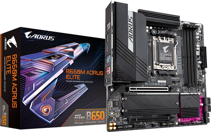 Материнська плата Gigabyte B650M Aorus Elite (sAM5, AMD B650, PCI-Ex16) - зображення 5