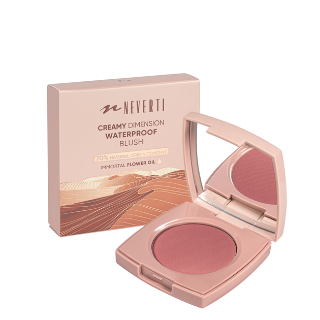 Румяна водостойкие компактные Neverti Creamy Dimension Waterproof Blush 6 г (NP203), 005 Lost in Love Бордовые - Фото 1 Румяна водостойкие компактные Neverti Creamy Dimension Waterproof Blush 6 г (NP203), 005 Lost in Love Бордовые - изображение 1