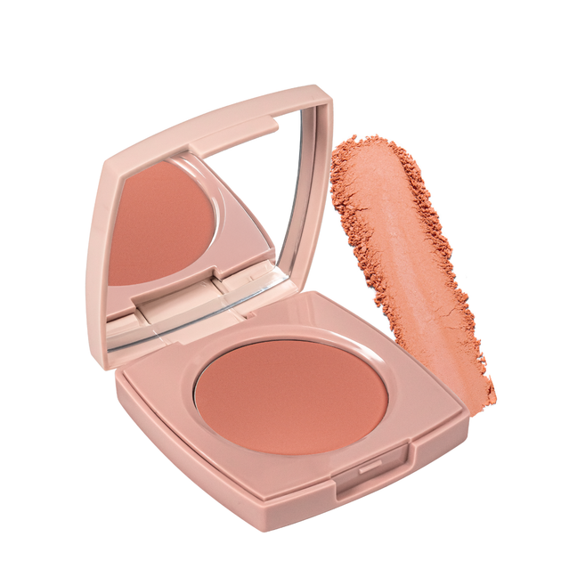 Румяна водостойкие компактные Neverti Creamy Dimension Waterproof Blush 6 г (NP203), 003 Peach Pit Персиковые - изображение 2