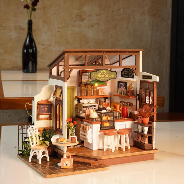 Конструктор Robotime DIY NO.17 Café DG162 (6946785119312) - зображення 6