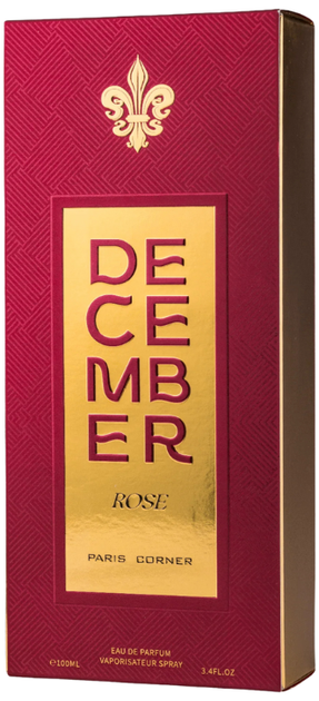 Woda perfumowana unisex Paris Corner December Rose 100 ml (6290021555441) - obraz 3