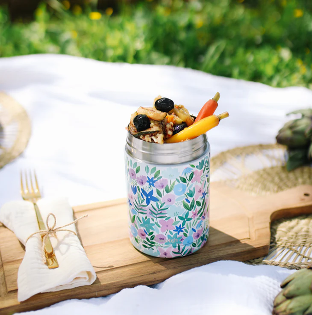 Ланчбокс (термо) Qwetch 600 ml. Flora Blue (QE2133) - зображення 3