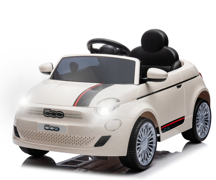 Samochód elektryczny dla dzieci Milly Mally Fiat 500e White 5916 (5901761129717) - obraz 9