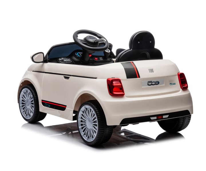Samochód elektryczny dla dzieci Milly Mally Fiat 500e White 5916 (5901761129717) - obraz 4