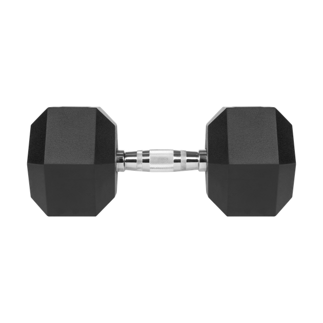 Гантель чавунна прогумована HEX 22,5 кг Rebel Active RBA-2325-22.5 - изображение 2