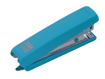 Степлер BUROMAX 15арк. №10 4128-02 RUBBER TOUCH, синій (12) /BM.4128-02/ - изображение 3