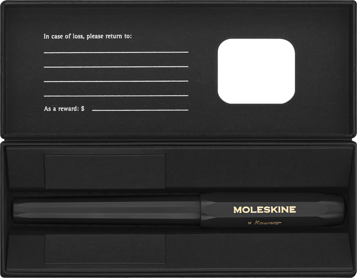 Ручка Чернильная Moleskine x Kaweco Черная M Чернила Синие (8056598854909) - Фото 3 Ручка Чернильная Moleskine x Kaweco Черная M Чернила Синие (8056598854909) - изображение 3