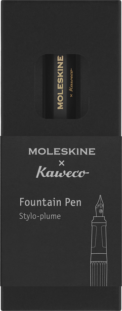 Ручка Чернильная Moleskine x Kaweco Черная M Чернила Синие (8056598854909) - Фото 4 Ручка Чернильная Moleskine x Kaweco Черная M Чернила Синие (8056598854909) - изображение 4