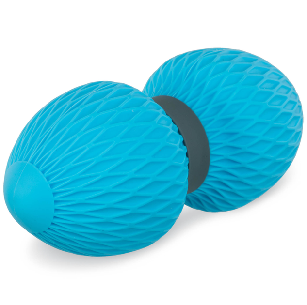 М'яч кінезіологічний двойний Duoball (міні валик) SP-Sport FI-0727 (TPR, розмір 16x6,5см, блакитний) - Фото 3 М'яч кінезіологічний двойний Duoball (міні валик) SP-Sport FI-0727 (TPR, розмір 16x6,5см, блакитний) - зображення 3