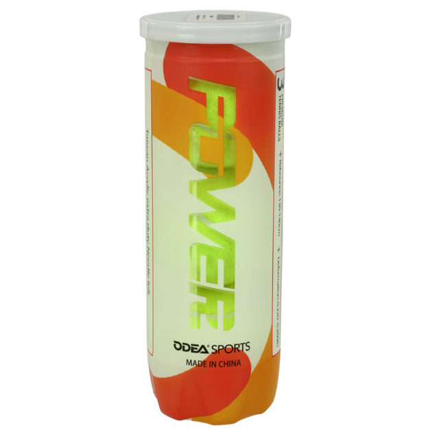 М'яч для великого тенісу 3шт ODEA POWER (гума, мелтон, у вакуумній упаковці, салатовий) - изображение 5