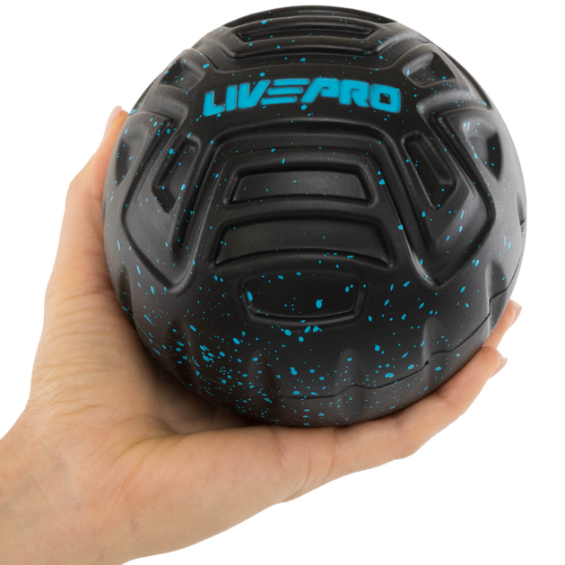 М'яч масажний для МФР ø12,5см LivePRO Target massage ball LP8508 (d-125мм, чорний) - Фото 7 М'яч масажний для МФР ø12,5см LivePRO Target massage ball LP8508 (d-125мм, чорний) - изображение 7