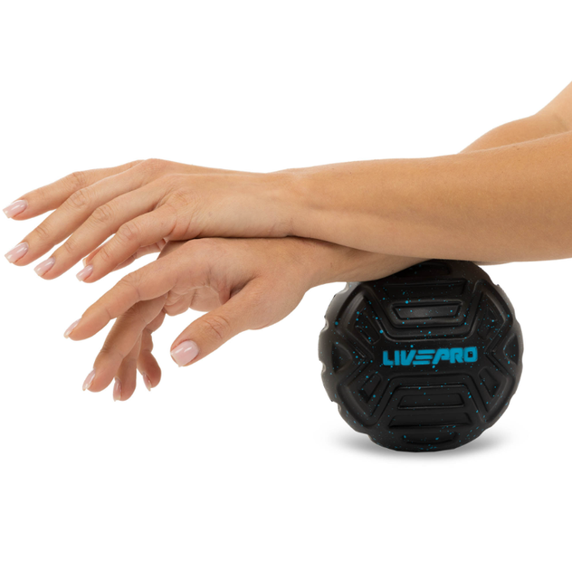 М'яч масажний для МФР ø12,5см LivePRO Target massage ball LP8508 (d-125мм, чорний) - Фото 8 М'яч масажний для МФР ø12,5см LivePRO Target massage ball LP8508 (d-125мм, чорний) - изображение 8