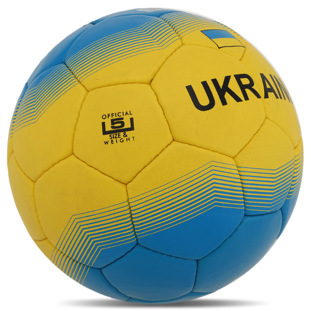 М'яч футбольний BALLONSTAR UKRAINE FB-8556 №5 PU - зображення 4