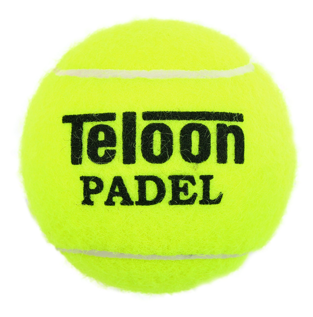 М'яч для падел-тенісу TELOON (3шт) WZPA818003-PADEL (фетр, натуральний каучук, у вакуумній упаковці, салатовий) - изображение 5