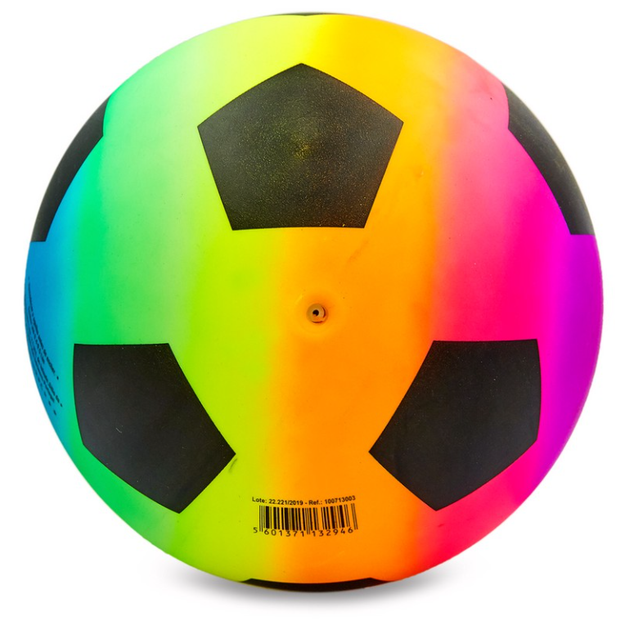 М'яч гумовий футбольний SP-Sport FB-0387 (гума, д-р 23см, різнокольоровий) - изображение 6