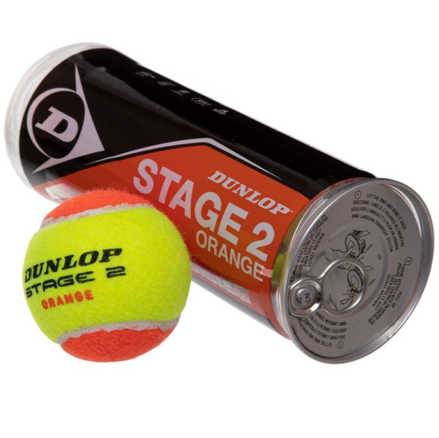 М'яч для великого тенісу DUNLOP STAGE 2 ORANGE DL601339 3шт (гума, повсть, у вакуумній упаковці, салатово-оранжевий) - Фото 4 М'яч для великого тенісу DUNLOP STAGE 2 ORANGE DL601339 3шт (гума, повсть, у вакуумній упаковці, салатово-оранжевий) - зображення 4