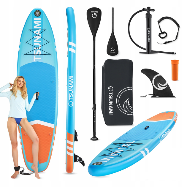 Надувна SUP дошка TSUNAMI 320 см з веслом Lagoon (P-5907739314215) - зображення 2