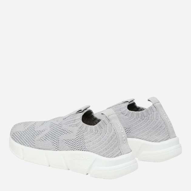 Buty wsuwane dziecięce dla dziewczynki Geox J02DLA0007Q-C1007 28 Srebrne (8054730963885) - obraz 4