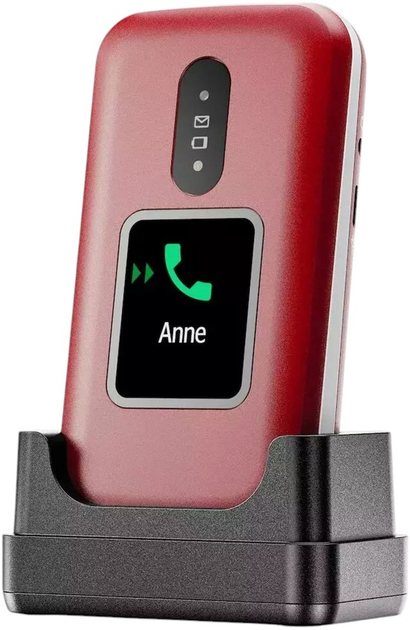 Telefon komórkowy Doro 2880 4G Red (7322460087166) - obraz 6