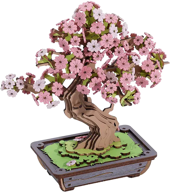 Składane klocki Robotime DIY Sakura Bonsai TG415 (6946785122121) - obraz 4