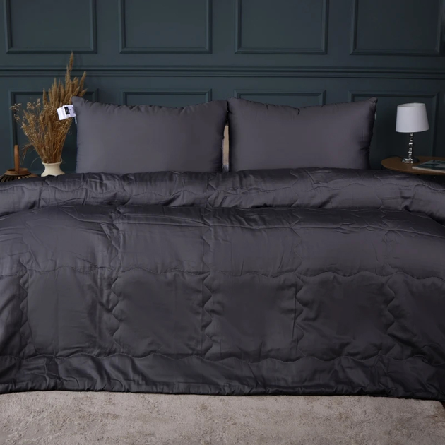 Набір MirSon №2996 Ковдра літня King Size 220х240 Line Satin Premium 0240 Iron grey Bamboo + 2 подушки 50х70 + 2 наволочки 50х70 + простирадло 220х240 від Rozetka на платформі USKIDKA Акція на Набір MirSon №2996 Ковдра літня King Size 220х240 Line Satin Premium 0240 Iron grey Bamboo + 2 подушки 50х70 + 2 наволочки 50х70 + простирадло 220х240 від Rozetka