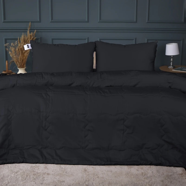Набір MirSon №2959 Ковдра літня Полуторна 155х215 Line Satin Light Pro 10-006 Black Eco-Soft + 2 наволочки 50х70 від Rozetka на платформі USKIDKA Акція на Набір MirSon №2959 Ковдра літня Полуторна 155х215 Line Satin Light Pro 10-006 Black Eco-Soft + 2 наволочки 50х70 від Rozetka