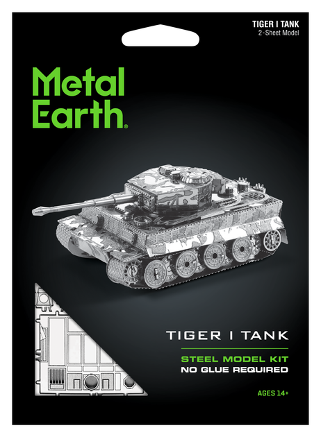 Металлический 3D конструктор "Танк Tiger I", Metal Earth, MMS203 - изображение 7