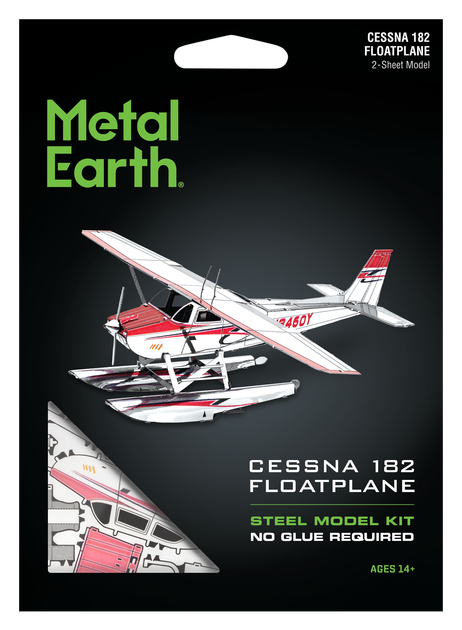 Металлический 3D конструктор "Самолет Cessna 182", Metal Earth, MMS111 - Фото 7 Металлический 3D конструктор "Самолет Cessna 182", Metal Earth, MMS111 - изображение 7