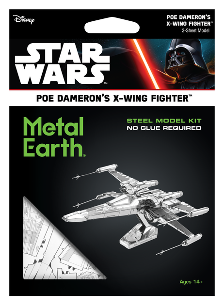 Металевий 3D конструктор "Винищувач Star Wars Poe Dameron's Fighter" - зображення 7