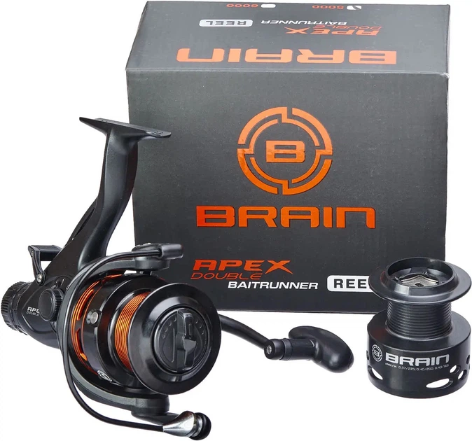 Катушка Brain Apex Double Baitrunner 3000 6+1BB 5.1:1 (1858-41-67) - изображение 5