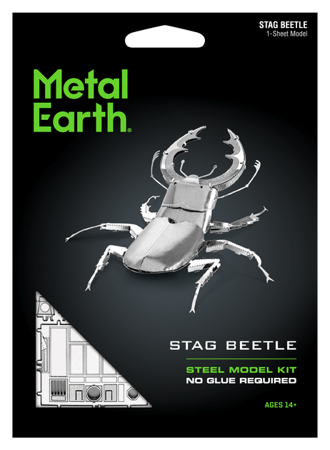Металлический 3D конструктор "Жук-олень", Metal Earth, MMS071 - изображение 7