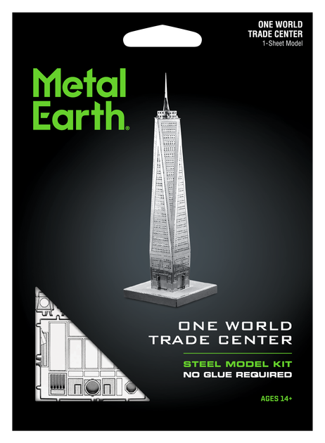 Металлический 3D конструктор "Небоскреб One World Trade Center", Metal Earth, MMS024 - изображение 2