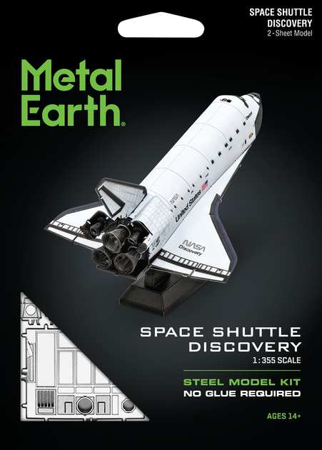 Металевий 3D конструктор "Space Shuttle Discovery" - зображення 7