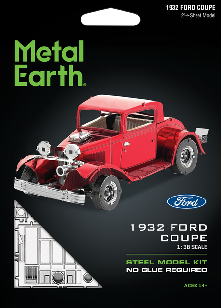 Металлический 3D конструктор "1932 Ford Coupe", Metal Earth, MMS198 - изображение 7