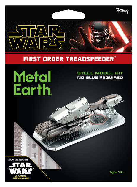 Металлический 3D конструктор "Star Wars - First Order Treadspeeder", Metal Earth, MMS418 - изображение 7