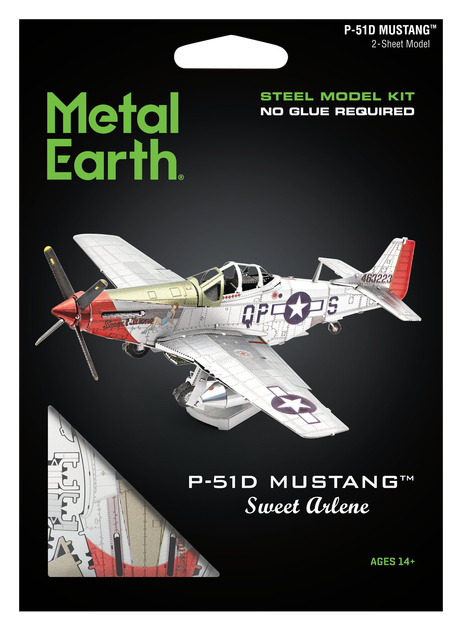 Металлический 3D конструктор "Mustang P51D "Sweet Arlene"" - Фото 7 Металлический 3D конструктор "Mustang P51D "Sweet Arlene"" - изображение 7