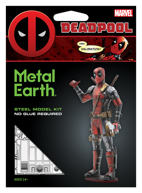 Металлический 3D конструктор "Дэдпул (Deadpool Marvel)", Metal Earth, MMS326 - изображение 7
